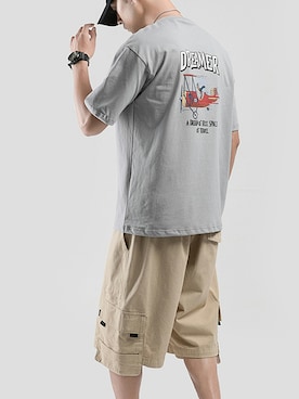 「HOOK（フック）のアイテム（Tシャツ/カットソー）」を使った、-HOOK- officialさん（メンズ・183cm）の冬コーディネート