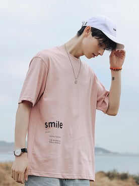 「HOOK（フック）のアイテム（Tシャツ/カットソー）」を使った、-HOOK- officialさん（メンズ・180cm）の冬コーディネート