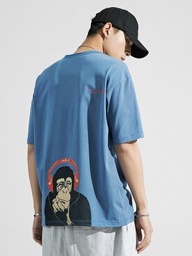 「HOOK（フック）のアイテム（Tシャツ/カットソー）」を使った、-HOOK- officialさん（メンズ・178cm）の冬コーディネート