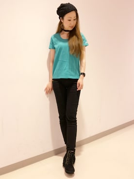 YOKOHAMAスタッフさん（レディース・162cm）の春コーディネート