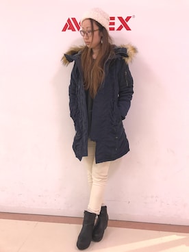 YOKOHAMAスタッフさん(レディース・162cm)の秋コーディネート