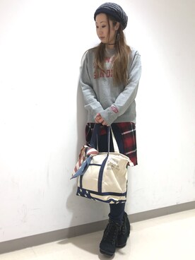 YOKOHAMAスタッフさん（レディース・162cm）の冬コーディネート