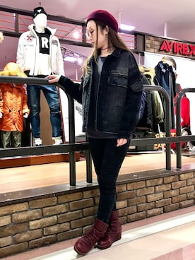 YOKOHAMAスタッフさん（レディース・162cm）の秋コーディネート