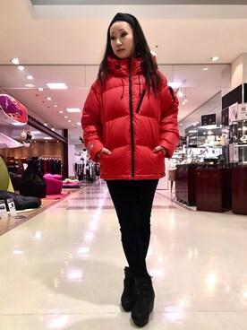YOKOHAMAスタッフさん（レディース・162cm）の冬コーディネート