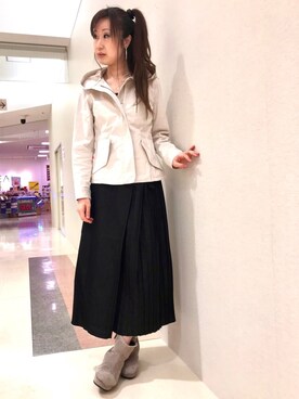 YOKOHAMAスタッフさん（レディース・162cm）の冬コーディネート