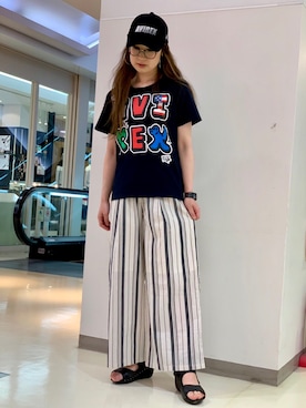 YOKOHAMAスタッフさん（レディース・162cm）の春コーディネート