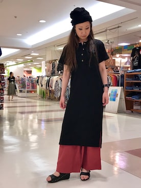 YOKOHAMAスタッフさん(レディース・163cm)の夏コーディネート