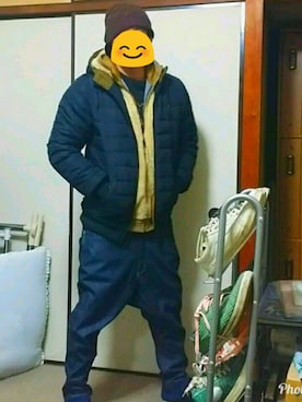 「BILLABONG（ビラボン）のアイテム（ダウンジャケット/コート）」を使った、yutaka0415さん（メンズ・171cm）の冬コーディネート