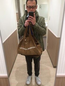 「TOMORROWLAND （トゥモローランド）のアイテム（モッズコート）」を使った、Daiさん（メンズ・168cm）の春コーディネート