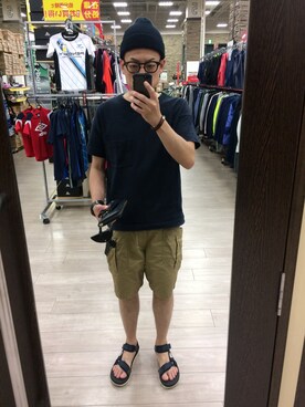 「A vontage（アボンタージュ）のアイテム」を使った、Daiさん（メンズ・168cm）の夏コーディネート