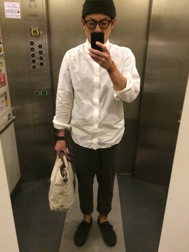 「Steven Alan（スティーブンアラン）のアイテム（ニットキャップ/ビーニー）」を使った、Daiさん（メンズ・168cm）の秋コーディネート