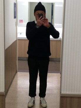 「A vontage（アボンタージュ）のアイテム」を使った、Daiさん（メンズ・168cm）の冬コーディネート