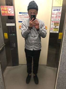 「A vontage（アボンタージュ）のアイテム」を使った、Daiさん（メンズ・168cm）の春コーディネート