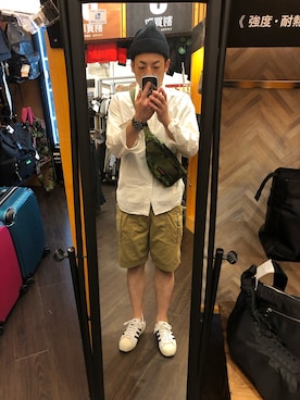 「A vontage（アボンタージュ）のアイテム」を使った、Daiさん（メンズ・168cm）の夏コーディネート