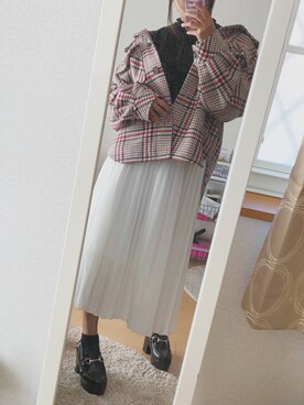 sararaさん（レディース・159cm）の秋コーディネート