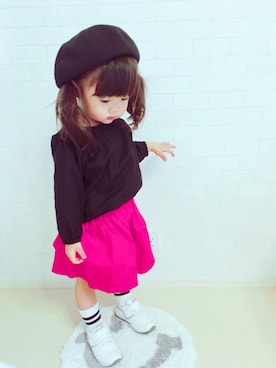 ユ メ ガ ハ ク ＊さん（キッズ・80cm）の春コーディネート