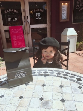 「omake（オマケ）のアイテム（トップス）」を使った、ユ メ ガ ハ ク ＊さん（キッズ・90cm）の春コーディネート