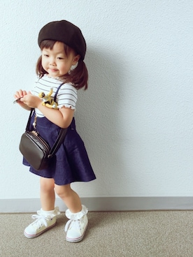 ユ メ ガ ハ ク ＊さん（キッズ・90cm）の夏コーディネート