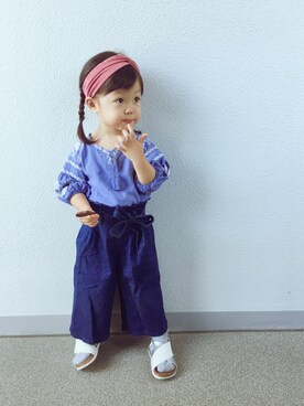 ユ メ ガ ハ ク ＊さん（キッズ・90cm）の夏コーディネート