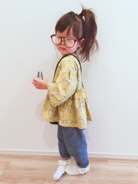 ユ メ ガ ハ ク ＊さん（キッズ・90cm）の冬コーディネート