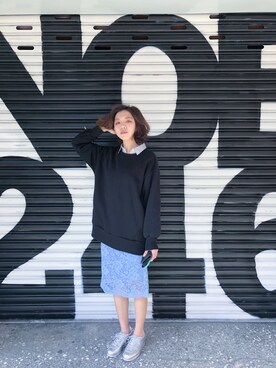 「working style」｜「アイテム（財布/小物）」を使った、Tsai Lingさん（レディース・165cm）の冬コーディネート