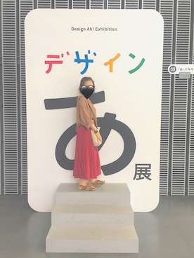 「夏秋ミックス」｜「アイテム（トートバッグ）」を使った、なでぴさん（レディース・154cm）の夏コーディネート