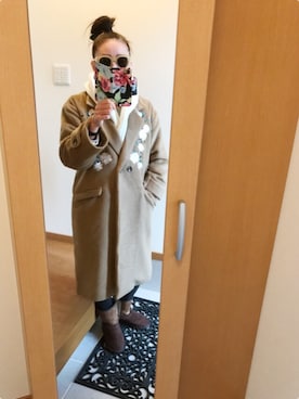 「Rodeo Crowns（ロデオクラウンズ）のアイテム（その他アウター）」を使った、🔺SHIJU🔺さん（レディース・164cm）の冬コーディネート
