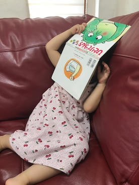 「アイテム（ワンピース/ドレス）」を使った、サリーさん（キッズ・100cm）の秋コーディネート