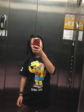 「NEFF（ネフ）のアイテム」を使った、Morganmoさん（レディース・152cm）の春コーディネート