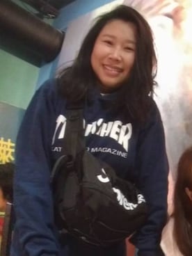 「THRASHER（スラッシャー）のアイテム（パーカー、その他）」を使った、Morganmoさん（レディース）の春コーディネート