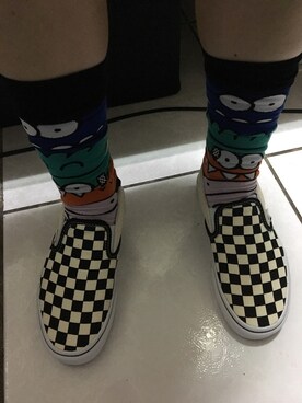 「STANCE（スタンス）のアイテム（ソックス/靴下、その他）」を使った、Morganmoさん（レディース）の春コーディネート