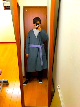 「HARE（ハレ）のアイテム（その他アウター）」を使った、ARさん（メンズ・165cm）の冬コーディネート