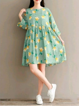 「PRADA（プラダ）のアイテム（ワンピース/ドレス）」を使った、vovaihina1さん（レディース・159cm）の夏コーディネート
