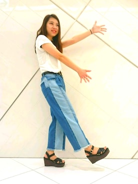 原田 舞麗さん（レディース・158cm）の夏コーディネート