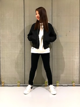 原田 舞麗さん（レディース・158cm）の秋コーディネート
