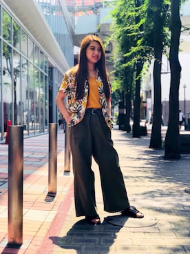 原田 舞麗さん（レディース・158cm）の夏コーディネート