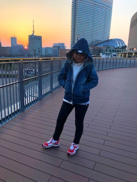 原田 舞麗さん(レディース・158cm)の春コーディネート