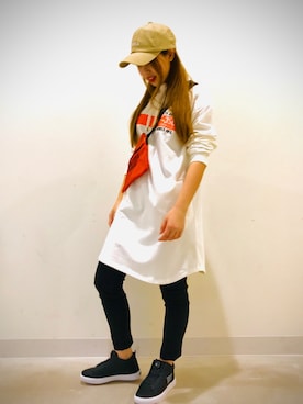 原田 舞麗さん(レディース・160cm)の冬コーディネート