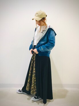 原田 舞麗さん（レディース・160cm）の冬コーディネート