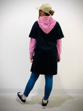 原田 舞麗さん(レディース・160cm)の春コーディネート