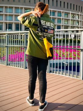 原田 舞麗さん(レディース・160cm)の春コーディネート