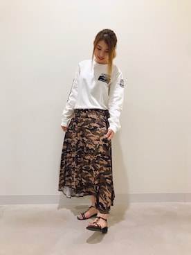 原田 舞麗さん(レディース・160cm)の夏コーディネート