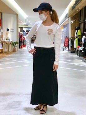 原田 舞麗さん（レディース・160cm）の秋コーディネート