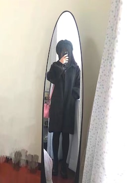 「UNIF（ユニフ）のアイテム（パンプス）」を使った、AMANDAさん（レディース・158cm）の冬コーディネート