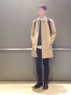 「Dr. Martens（ドクターマーチン）のDr.Martens (ドクターマーチン)/1461 3EYE GIBSON SHOES（その他シューズ）」を使った、yuu*jiさん（メンズ・177cm）の冬コーディネート