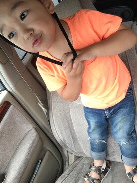 優空 ◡̈⃝さん（キッズ・90cm）の冬コーディネート