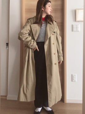 「WEGO（ウィゴー）のWEGO/バレエシューズ（バレエシューズ）」を使った、こままこ。さん（レディース・158cm）の冬コーディネート