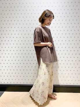 「havaianas（ハワイアナス）のアイテム（ビーチサンダル）」を使った、maruさん（レディース・156cm）の春コーディネート
