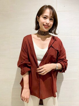 「A part by（アパートバイ）のアイテム（財布/小物）」を使った、maruさん（レディース・156cm）の夏コーディネート