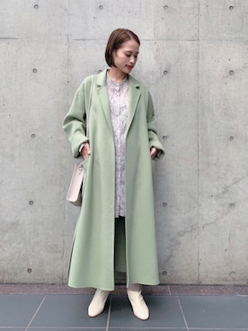 「アパートバイローリーズ」｜「アイテム（その他アウター）」を使った、maruさん（レディース・158cm）の秋コーディネート